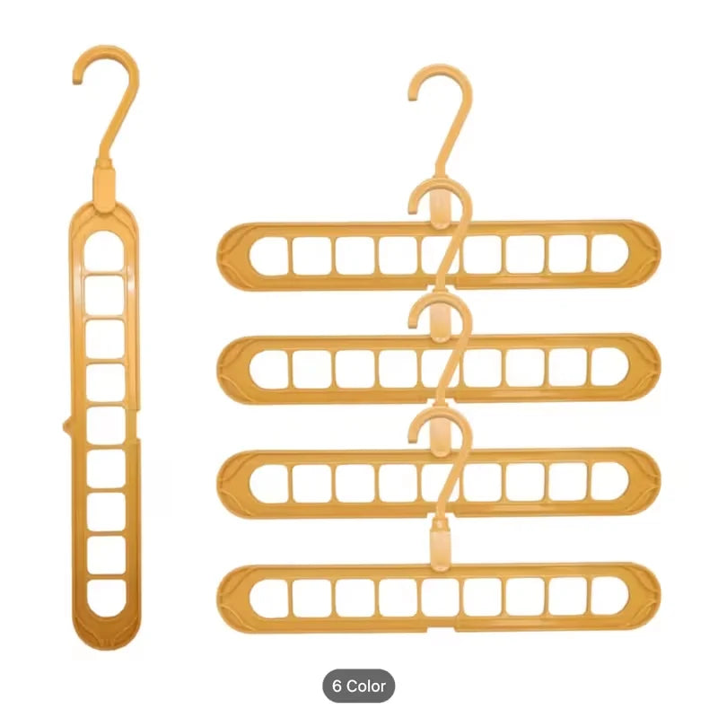 9 hole coat hanger